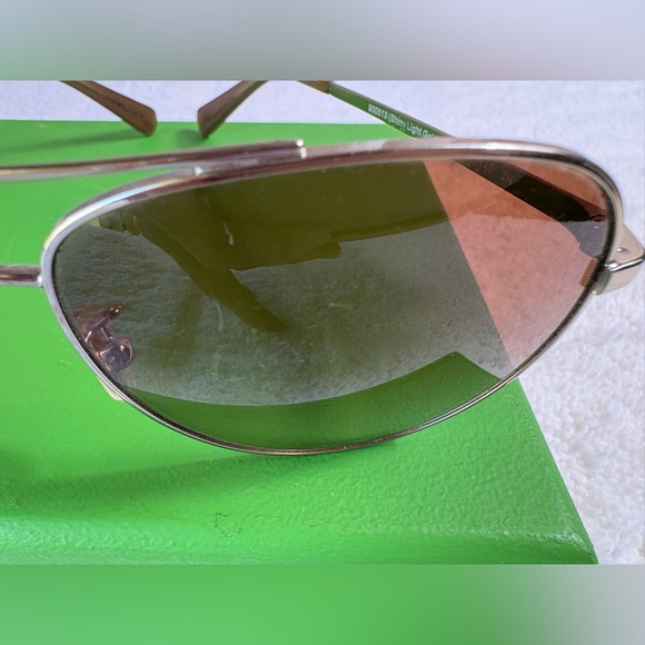 COACH Sunglasses-Shiny Light Gold-Preowned, Good Condition-Lens are Scratched - Picture 4 of 10